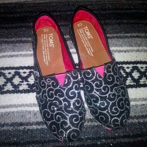 Toms | Glitter Swirl Shoes  1.5Y